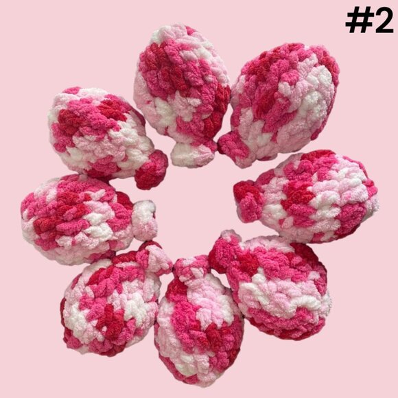 Crochet Water Balloons Reusable‎ Handmade Pool Toy Game Latex Free (Set of 8) - Picture 2 of 13